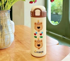 Termo de Acero de Inoxidable con Doble Pico Happy Animals- 500ml en internet