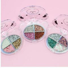 Sombras de glitter compacto osos - comprar online