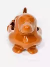 Perro salchicha ceramica
