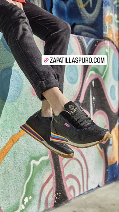Zapatilla Retro Black - Puro - comprar online