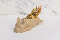 Perro Buldog - Copetinero/ Escultura en internet