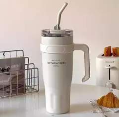 Vaso Térmico y Sorbete de Acero Inox. Doble Pico - 1180ml - comprar online