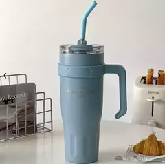 Vaso Térmico y Sorbete de Acero Inox. Doble Pico - 1180ml en internet