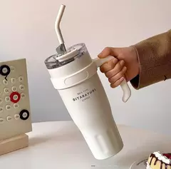 Vaso Térmico y Sorbete de Acero Inox. Doble Pico - 1180ml - tienda online