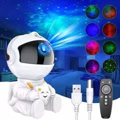 Lampara Proyector Astronauta De Galaxia Luz Led rgb-premium - tienda online