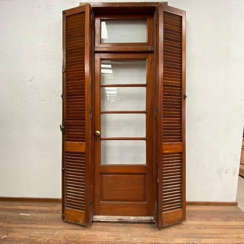 Puerta de una con banderola Cedro - Cod: 6398