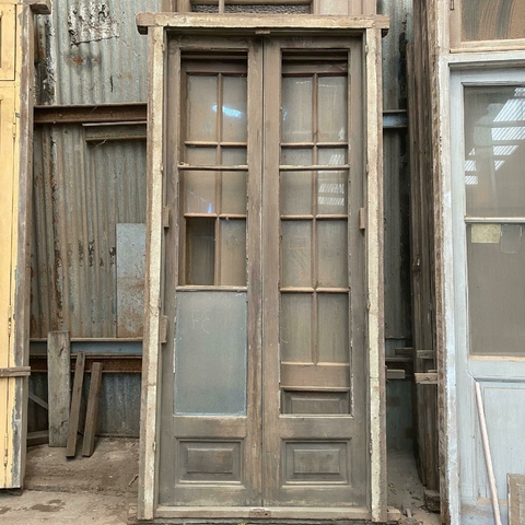 Puerta doble hoja Cedro - Cod: 6458