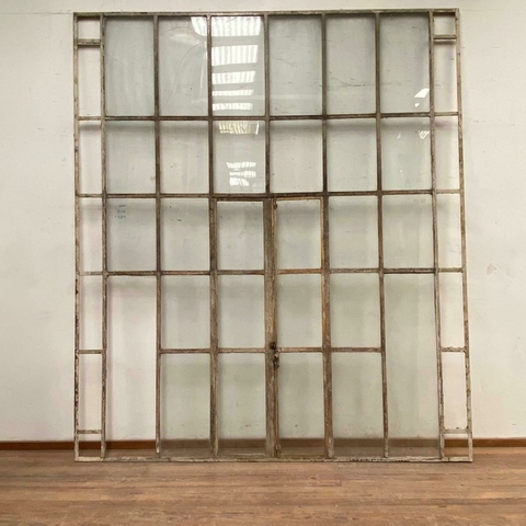 Mampara de Hierro con ventana - Cod: 6549