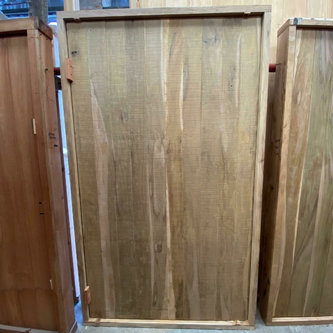 Puerta de entrada estilo moderno Lapacho - Cod: 6553