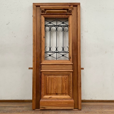 Puerta de entrada estilo colonial 1 hoja Pinotea - Cod: 6618