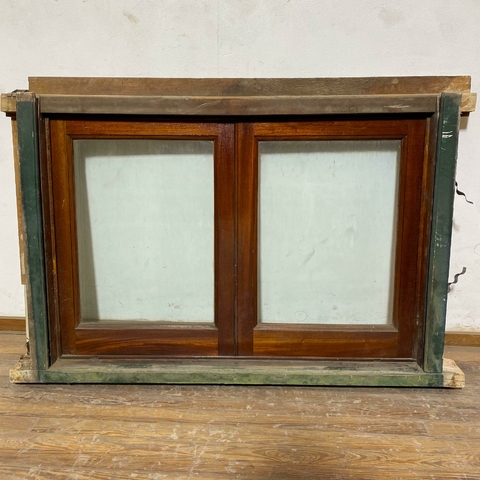 Ventana doble hoja en Cedro - Cod: 6696