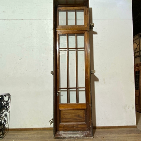 Puerta de una hoja con vidrios repartidos Cedro - Cod: 6768