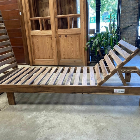 Reposera madera Guayubira - Cód: M38