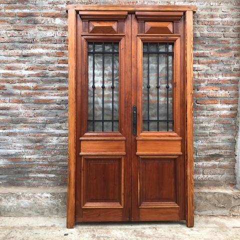 Puerta de entrada de dos hojas - A medida - Cod F29