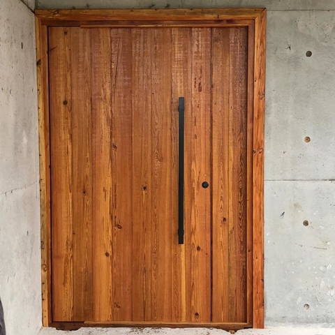 Puerta de entrada + paño lateral - A medida - Cod F42