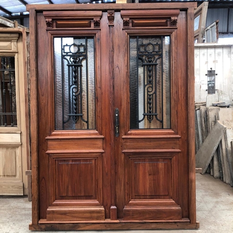 Puerta de entrada doble - Cod 4996 A MEDIDA