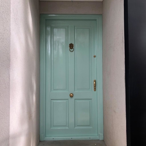 Puerta tablero de entrada, una hoja - A medida - Cod F98