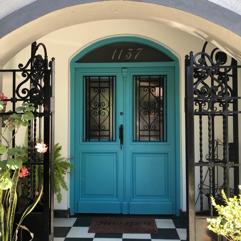 Puerta de entrada doble hoja 1/2 punto - A medida - Cod F99