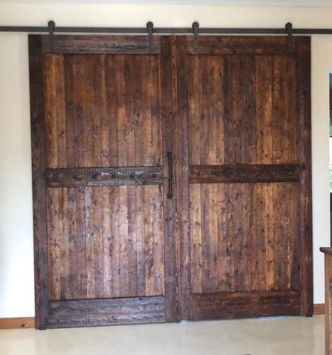 Puerta granero doble hoja - A medida - Cod F154