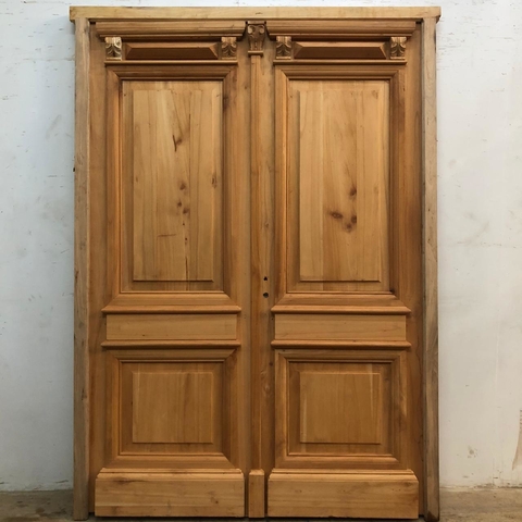 Puerta de entrada doble, ciega - Cod F159
