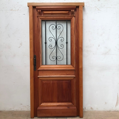 Puerta de entrada colonial de 1 hoja - A MEDIDA- Cod. F205