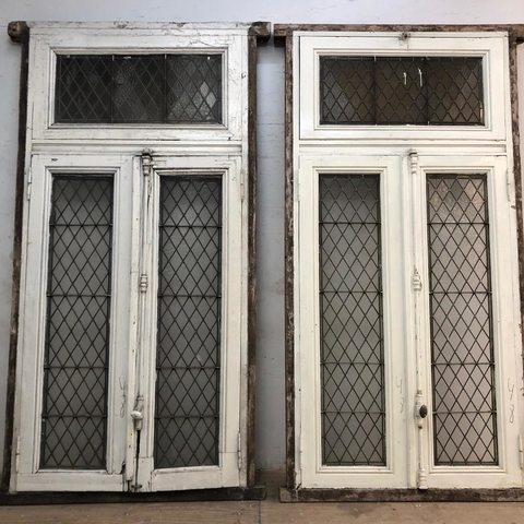 Ventana vitraux de 2 hojas con banderola - Cod 5354
