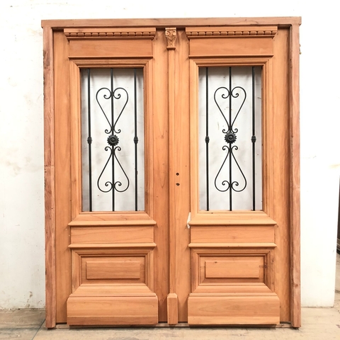 Puerta colonial doble Cedro - Cod. 5437
