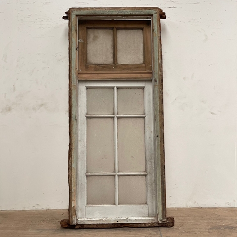 Ventana de 1 hoja con banderola Cedro - Cod: 5608