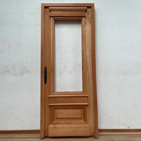 Puerta de entrada 1 hoja colonial cedro - Cod: 6031