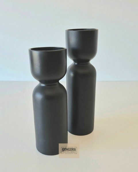 Jarrones Dúo negro Cod SH40INE - comprar online