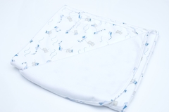 Manta de algodón PIMA reversible estampada - María Paz