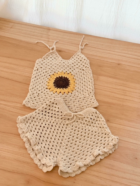 Short Girassol Crochet - comprar online