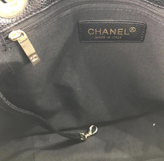 Chanel Shopper Black Caviar Gold - loja online
