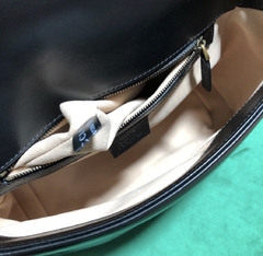 Gucci Marmont Top Handle Média Black na internet