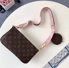 LV Multi Pochette Acessories Rosa Claro