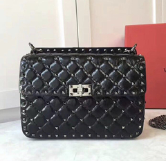 Valentino Rockstud Spikes Black