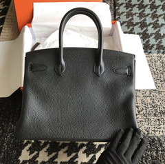 Hermès Birkin 35 Black Silver - comprar online