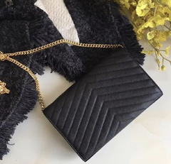YSL Envelope Black Gold - Bolsas na Web™