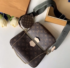 LV Multi Pochette Acessories Verde - loja online