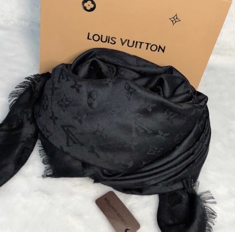 Pashmina LV Monogram Black
