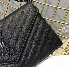 YSL Envelope All Black - Bolsas na Web™