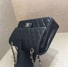 Chanel Classic Flap Black Silver na internet