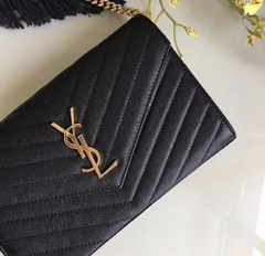 YSL Envelope Black Gold na internet