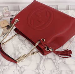 Gucci Soho Shoulder Red na internet
