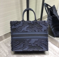 Dior Book Tote Camouflage Blue - loja online