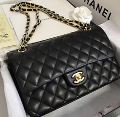Chanel Classic Flap Black Gold na internet