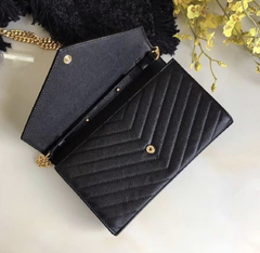 YSL Envelope Black Gold - loja online