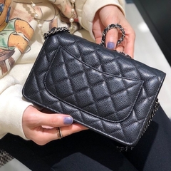 Chanel Woc Caviar Black Silver - comprar online