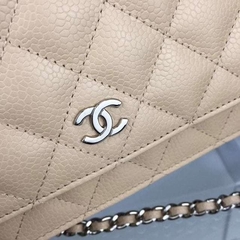 Chanel Woc Caviar Bege na internet