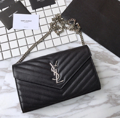 YSL Envelope Black Silver na internet